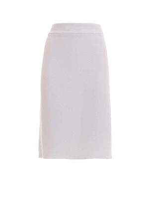 EMPORIO ARMANI: gonne al ginocchio  e longuette - Gonna tubino in viscosa e seta