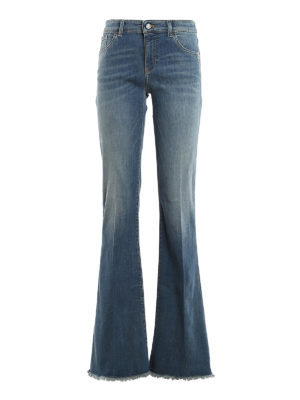 womens armani straight leg jeans