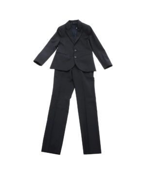 EMPORIO ARMANI: suits - Blue virgin wool set