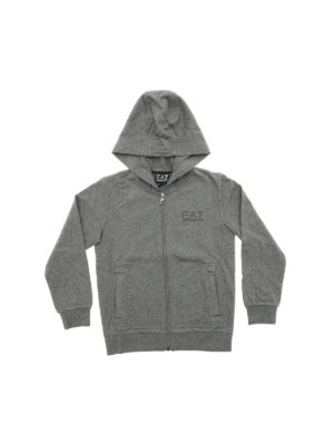 EMPORIO ARMANI: Sweatshirts & Sweaters - Grey sweatshirt with logo