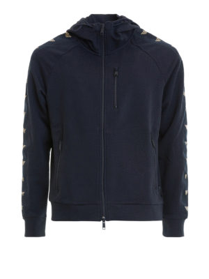 EMPORIO ARMANI: Felpe e maglie - Felpa con stampe logo sulle maniche