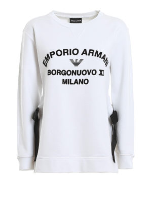 EMPORIO ARMANI: Sudaderas y suéteres - Sudadera - Blanco