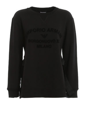 EMPORIO ARMANI: Sudaderas y suéteres - Sudadera - Negro