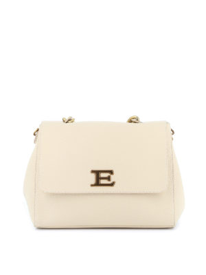 ERMANNO SCERVINO: shoulder bags - Cream grained faux leather bag