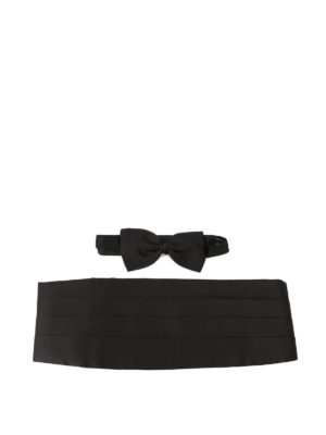 Ermenegildo Zegna: ties & bow ties - Cummerbund and bow tie tuxedo kit