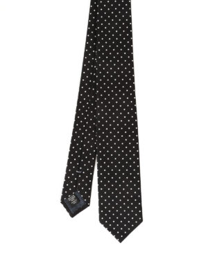 Ermenegildo Zegna: ties & bow ties - Micro check patterned silk tie