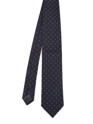 ERMENEGILDO ZEGNA: cravatte e papillion - Cravatta in seta a pois
