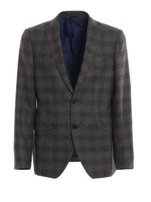 ETRO: blazers - Prince of Wales wool blazer