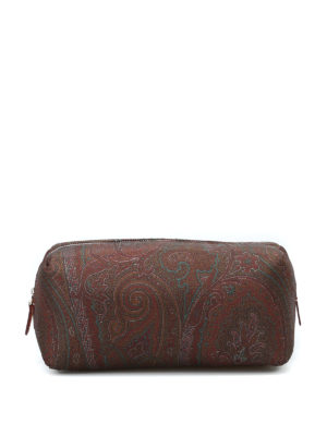 ETRO: custodie e cover - Beauty case in nylon stampa Paisley