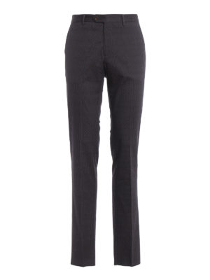 ETRO: pantaloni casual - Pantaloni chino in twill di cotone fantasia