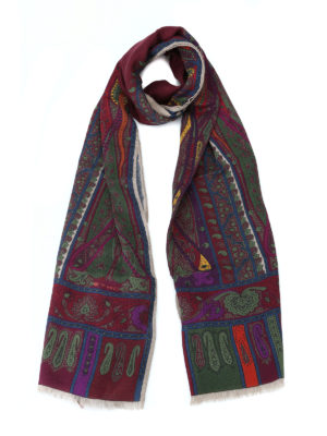 ETRO: sciarpe e foulard - Sciarpa multicolore Shaal Nur