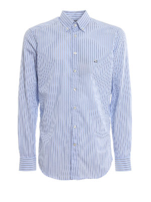 ETRO: shirts - Button down striped shirt