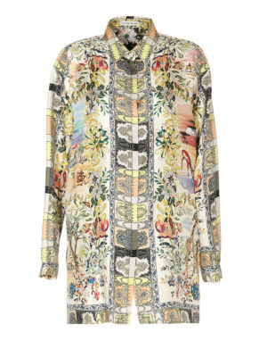ETRO: shirts - Desert Mirages silk shirt