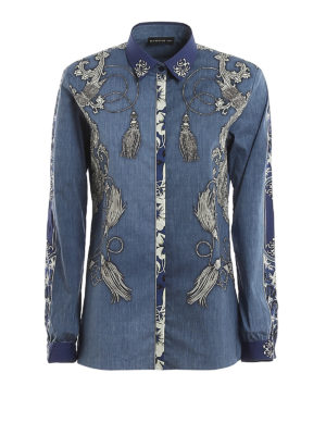 ETRO: Camisetas - Camiseta - Azul