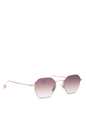 EYEPETIZER: occhiali da sole - Occhiali da sole Jerome in metallo oro rosa
