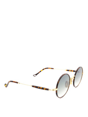 EYEPETIZER: sunglasses - Quatre havana round sunglasses