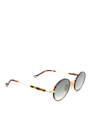 EYEPETIZER: sunglasses - Un havana ultralight round sunglasses