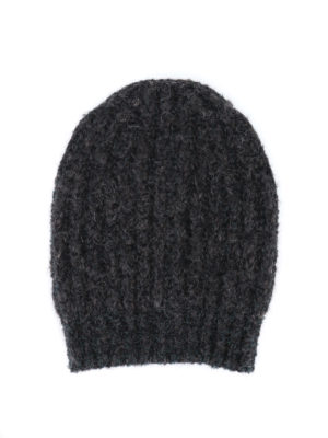 FABIANA FILIPPI: berretti - Berretto a coste inglesi in lana mélange