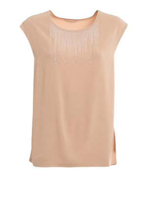 FABIANA FILIPPI: blouses - Silk blend crêpe blouse