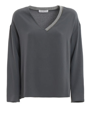 FABIANA FILIPPI: Blusas - Blusa - Verde Oscuro