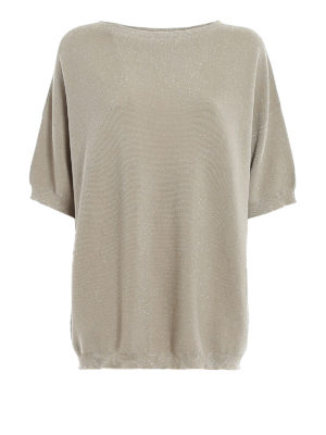 FABIANA FILIPPI: boat necks - Short sleeve oversized jumper
