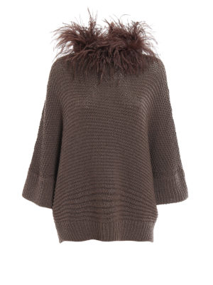 FABIANA FILIPPI: Capas  y Ponchos - Capa - Marrón