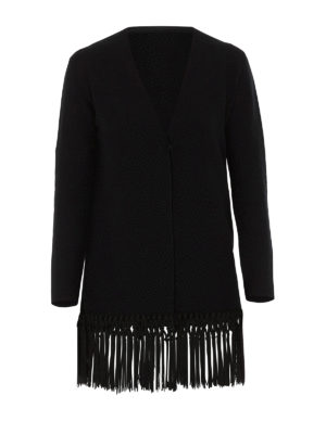 FABIANA FILIPPI: cardigans - Fringed cotton cardigan