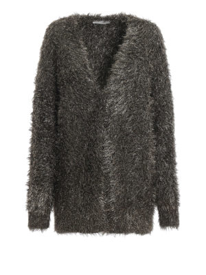FABIANA FILIPPI: cardigans - Shiny lamé soft cardigan