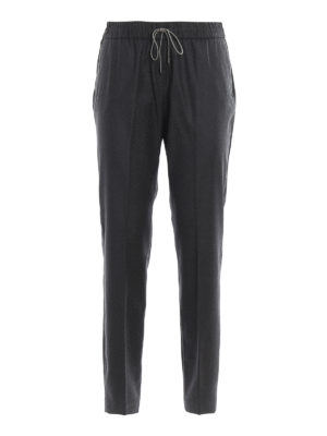 FABIANA FILIPPI: casual trousers - Gubbio flannel trousers