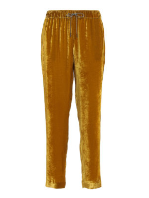 FABIANA FILIPPI: Pantalones casual - Pantalón Casual - Amarillo Oscuro