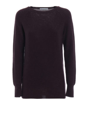 FABIANA FILIPPI: maglia collo rotondo - Girocollo con intreccio lamé