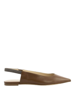 FABIANA FILIPPI: flat shoes - Elena slingback flats