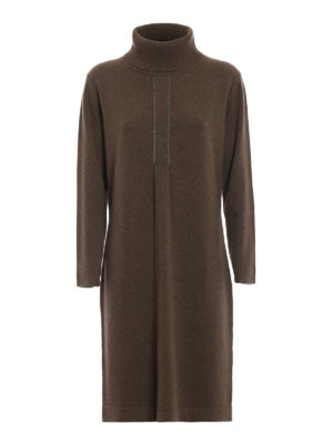 FABIANA FILIPPI: abiti al ginocchio - Abito in lana e seta con punto luce