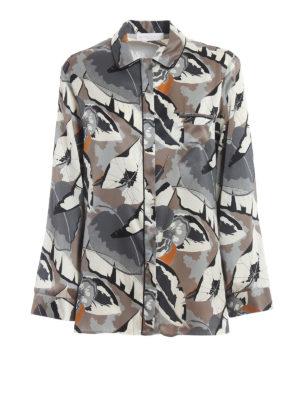 FABIANA FILIPPI: camicie - Camicia in twill di seta stampata