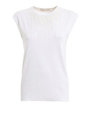 FABIANA FILIPPI: Tops y camisetas sin mangas - Top - Blanco