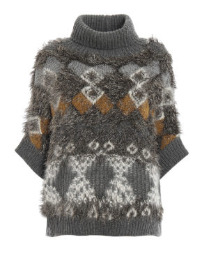 FABIANA FILIPPI: Cuellos altos y polos - Suéter Con Cuello Alto - Multicolor