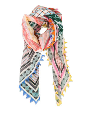 FALIERO SARTI: sciarpe e foulard - Foulard April multicolor