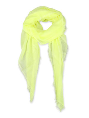 FALIERO SARTI: sciarpe e foulard - Sciarpa Gerflu gialla in cashmere e modal