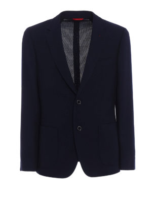 Fay: blazers - Natté wool unlined blazer
