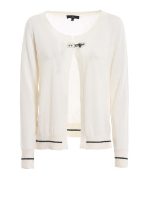 FAY: Cardigans - Cardigan - Weiß