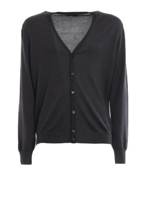 FAY: cardigans - Worsted wool cardigan