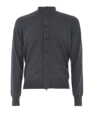 FAY: cardigan - Cardigan chiuso con zip e bottoni