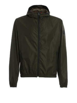 FAY: casual jackets - Ultralight fabric hooded jacket