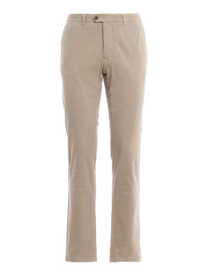 FAY: casual trousers - Beige chino trousers