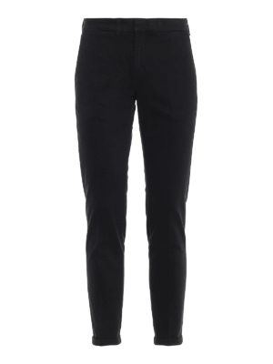 FAY: casual trousers - Sateen chino trousers