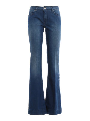 FAY: flared jeans - Flared denim jeans