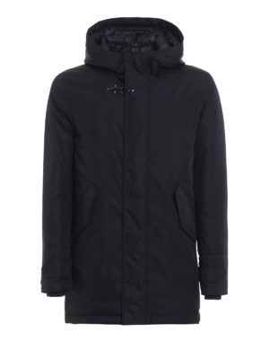 FAY: cappotti imbottiti - Piumino in tessuto spalmato con cappuccio