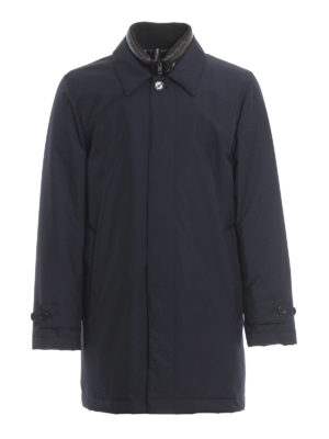 FAY: cappotti imbottiti - Cappotto in tessuto tecnico con double front