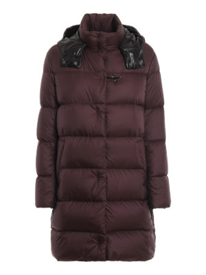 FAY: Lange Daunenmäntel - Daunenmantel - Bordeaux