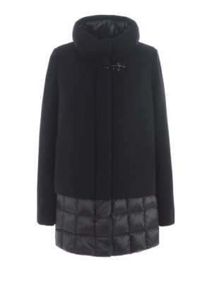 FAY: Lange Daunenmäntel - Daunenmantel - Schwarz